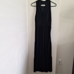 Black Halter Maxi Gown for Cocktail Nights